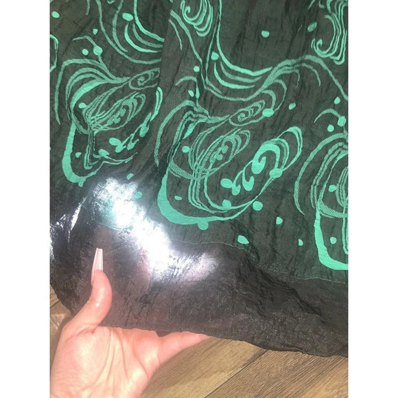 Black Floral Fairycore Skirt / Dress - Picture 2 of 5